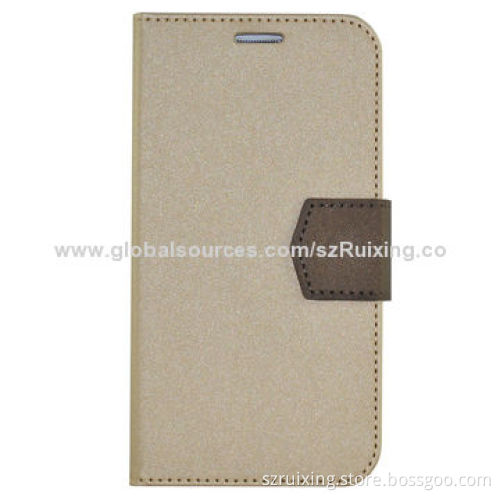 New Bling Glitter Wallet PU Leather Phone Case for Samsung galaxy S4 with Stand Function